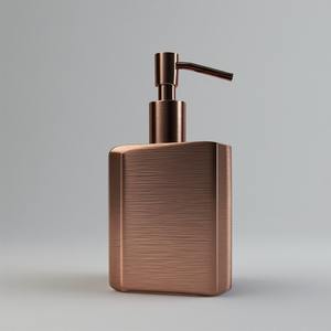 Distributeur de savon de salle de bain en acier inoxydable moderne et élégant, design poli, construction durable, caractéristiques écologiques pour les tendances actuelles - Product Image 1