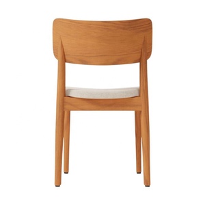 การออกแบบล่าสุดของเฟอร์นิเจอร์เก้าอี้ไม้สำหรับร้านอาหารแบบมินิมอลโซลูชันที่นั่งที่สวยงามและแข็งแรงพร้อมที่นั่งโฟมนุ่ม - Product Image 5