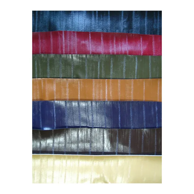 Hot Product in Korea Selling Sell PU Stripe Upholstery Leather Top quality fabric sturdy and excellent performance Innovative