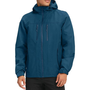 <b>Lightweight</b> Canvas Hooded Winter <b>Rain</b> <b>Jacket</b> Custom Designs Zip-Up Breathable Quick Dry High Quality <b>Men's</b> Wholesale - Product Image 1