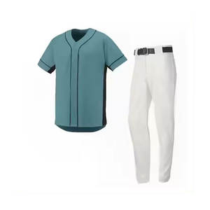 Uniforme de baseball fabriqué professionnel Durable Anti-rides Sublimation 100% Poly uniforme de baseball pour hommes en gros - Product Image 5