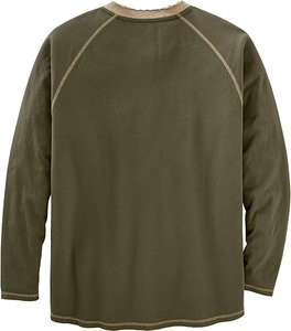Chemises coupe-vent raglan à col en O pour hommes, tailles régulières et grandes - Product Image 6