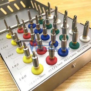 Kit de Brocas Cónicas de Alta Calidad con Certificación CE, Fuente de Alimentación Manual, Instrumentos de Acero, Tope para Implantes Quirúrgicos Dentales - Product Image 4