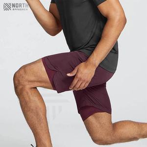 Pantalones Cortos Deportivos de Gimnasio para Hombre de Alta Calidad, Transpirables, de Secado Rápido, para Correr, al por Mayor, Lisos, Teñidos, de Baloncesto, Pantalones Cortos de Verano para Hombre - Product Image 3