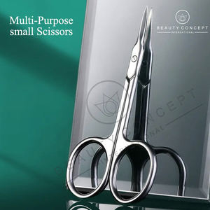 Tijeras de Belleza de Acero Inoxidable, Rectas, de Precisión, Multiusos, Herramienta para el Cuidado de Cutículas, para Mano Derecha, Fáciles de Usar - Product Image 2