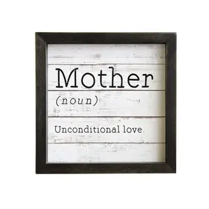 母亲一个会无条件爱你的人墙壁签名伟大的礼物想法房子卧室或办公室装饰