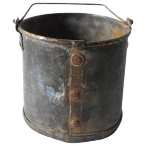 Antique-style Iron <b>Coal</b> Bucket With Reinforced Handle and Spout & Ideal for Adding Both Charm and Functionality to Fireplaces - Product Image 2