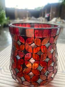 Latest Quality Crack Glass Mosaic <b>Candle</b> Holder Glass Votive <b>Candle</b> Holders Tealight <b>Candle</b> Mosaic Votive for Home Decor - Product Image 4