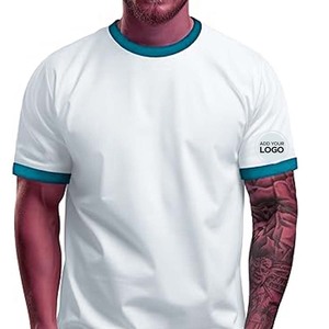 Premium Combed 100% Cotton <b>Ringer</b> <b>T</b>-<b>Shirts</b> - Product Image 1