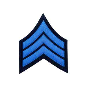 Patch brodé en chenille chevron thermocollant grand format avec logo de créateur pour chapeaux et vêtements - Product Image 1