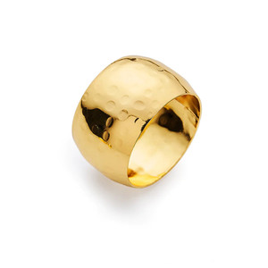 Export Quality Shiny Silver & Gold Metal Napkin Ring Round Shape for Wedding Dinner <b>Party</b> <b>Table</b> Decor Napkin Holder - Product Image 3
