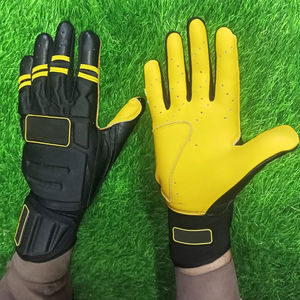 Gants de frappe de baseball, couleur et logo personnalisés, 100% polyester, haute qualité, usage professionnel, meilleur prix de gros - Product Image 2