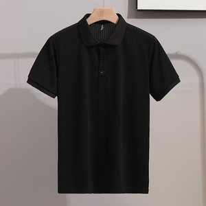 Oem customized Ice silk <b>polo</b> <b>shirt</b> men's new fashion trend short-sleeved - Product Image 6