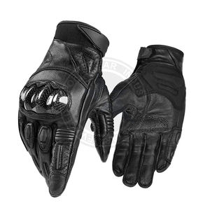 Windproof Non-Slip <b>Touch</b> Screen Warmer Full Finger Leather Unisex <b>Gloves</b> Breathable Winter Cycling Motorcycle Motorbike Racing - Product Image 1