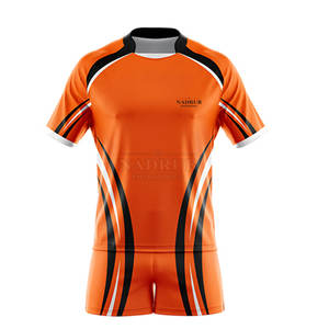 Uniforme de rugby léger en polyester 100%, tenue d'équipe de qualité supérieure, uniforme de rugby à séchage rapide - Product Image 1