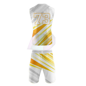 Lightweight Durable 7v7 <b>Compression</b> Uniform Set Quick Dry & Breathable 100% Polyester Unisex Adult for Competitive Matches - Product Image 3
