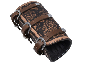 Almohadilla de brazo de protección de brazo de soldadura portátil de PU personalizada de alta calidad - Product Image 4