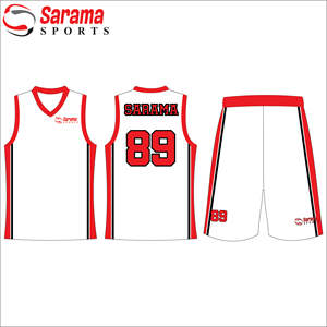 Uniforme de baloncesto de nuevo diseño personalizado de la mejor calidad 100% poliéster transpirable e impreso deportes uniforme de alta calidad - Product Image 1