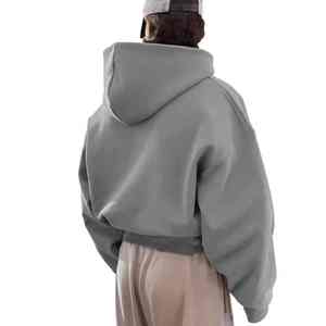 <b>Top</b>-Notch High End Custom Logo <b>Men</b> Puff & Digital Printing 380gsm <b>Zip</b>-<b>Up</b> Hoodie Winter Embroidery Premium Quality Oversized - Product Image 2