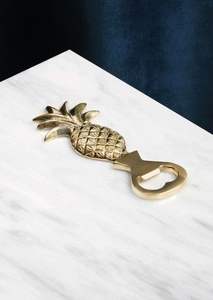 Wholesale Customized Handmade Cast Brass Pineapple Flat Bottle <b>Openers</b> Modern Vintage Restaurant Bar <b>Corkscrewing</b> Opening - Product Image 5