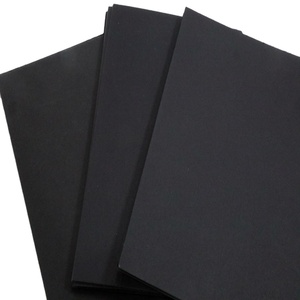 Suministro de fábrica de alta calidad 787*1092mm cartón negro papel Bristol tablero negro 889*1194mm papel de <span class=keywords><strong>pizarra</strong></span> para tarjeta de felicitación - Product Image 1