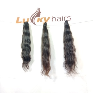 ผมต่อแบบเรียหยักศกทะเลแบบดิบจากผู้ผลิตรายเดียว100% - Product Image 5
