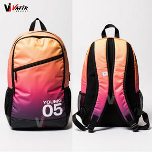 Sac à dos rétro grande capacité pour étudiants, design simple et tendance, sac d'école pour le lycée, sac à dos pour la gym et les entraînements. - Product Image 5