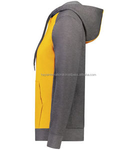 เสื้อสเวตเตอร์แบบสวมศีรษะสำหรับผู้หญิงเสื้อมีฮู้ดทรงหลวมเสื้อมีฮู้ดปักลายสีเหลืองแนวสตรีท - Product Image 3