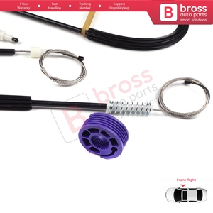 Kit de réparation de lève-vitre électrique BWR515, porte avant droite pour Toledo MK3 5P2 2004-2009 Altea 5P1 XL 5P5 5P8 5P0837462 - Product Image 5