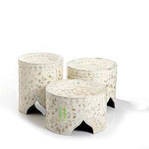 Produit très vendu, support à gâteau en nacre, plateau de service bohème pour le ramadan, plats, assiettes pour la décoration de table, moule en résine époxy - Product Image 2