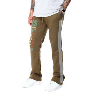 Logo personnalisé Pantalon de golf pour hommes Taille mince Gym Joggers Noir Pantalon de survêtement délavé pour les sports de plein air Pantalon léger pour hommes délavés - Product Image 5