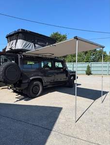 Tente de toit pliable en aluminium imperméable pour 2 personnes, pour pick-up, tout-terrain, coque rigide, pour le <span class=keywords><strong>camping</strong></span> - Product Image 4