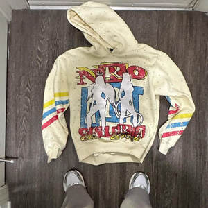 Sudadera con capucha desgastada lavada con ácido Vintage con estampado de pantalla Sudadera con capucha cuadrada de peso pesado de algodón gráfico personalizado - Product Image 5