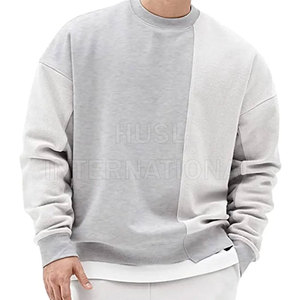 Sweat-shirt d'hiver en polaire pour hommes, col en O, manches longues, couleurs et tailles personnalisables, service OEM, nouveau design d'impression, vente en gros - Product Image 1