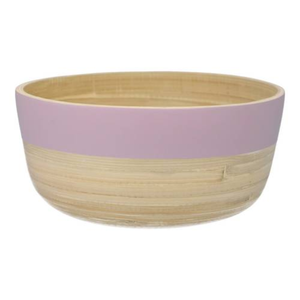 Vente en gros de bol de service de table en bambou filé naturel style européen bol de service de nourriture couleur pastel du Vietnam - Product Image 1