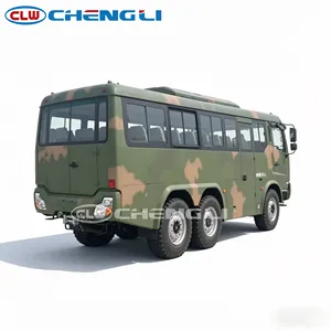 ผู้ผลิตจีน รถบัสสำรวจ Dongfeng 6x6 ขนาด 12 ตัน 24-31 ที่นั่ง ความเร็ว 100 กม./ชม. สำหรับการเดินทางในทะเลทรายและชมสัตว์ป่า - Product Image 5