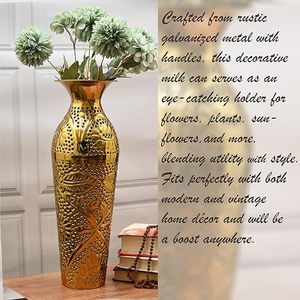 Luxury Gold Metal Flower Vase Creative Home Decor <b>For</b> Living Room Wedding Party Decor Unique Flower Vase - Product Image 5