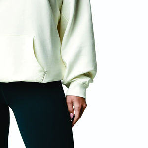 Conjunto de Sudadera con Capucha y Pantalones Deportivos Unisex, Anti-Pilling, Transpirable, con Cierre de Cremallera, 100% Algodón, para Mujer - Product Image 5