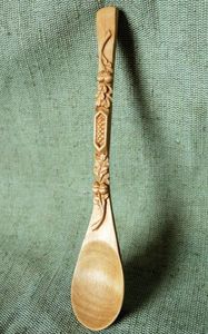 LA CUILLÈRE EN BOIS SCULPING Logo personnalisé Ustensile de cuisine en bois naturel Cuillère en bois d'acacia solide pour la cuisine - Product Image 6