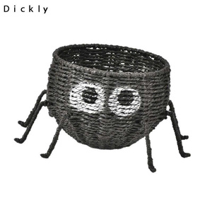 Cesta de Halloween con Forma de Murciélago Tejida a Mano en Vietnam, Adorable Porta Dulces para la Habitación de los Niños y Fiestas - Product Image 4