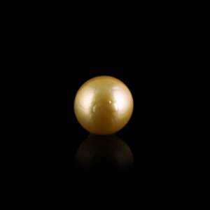 Perle d'eau douce naturelle Golden Pearl - 7,65 carats, blanc rose doré, forme pomme de terre, élégante, pour la création de bijoux - Product Image 2