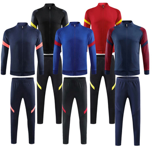 Personnalisé Entraînement Jogging Confortable Fermeture Éclair Hoodies Costumes Ensemble Deux Pièces Survêtements Pour Hommes survêtement - Product Image 1