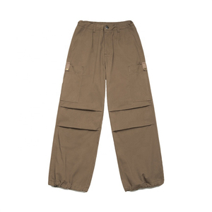 กางเกงลำลองคาร์โก้ใส่ได้ทั้งชายและหญิงกางเกงมีกระเป๋าขากว้างแบบสตรีทแวร์ผลิตตามสั่ง2024 - Product Image 1