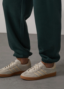 กางเกง & กางเกงสำหรับผู้หญิงกางเกงผ้าคอตตอนสีเขียวเข้มผ้าสัมผัสนุ่มผสมสำหรับใส่ไปยิม - Product Image 5