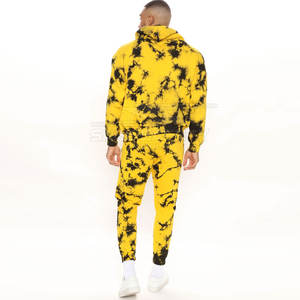 ชุดวอร์ม2ชิ้นของผู้ชายสำหรับฤดูหนาวมีฮู้ดและกางเกงจ๊อกกิ้งระบายอากาศได้ดีมีโลโก้ออกแบบได้ตามต้องการ - Product Image 3