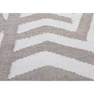 Alfombra de Lana Tejida Plana Alhambra, Gris y Negra, Geométrica Abstracta, para el Hogar, Alfombra de Yute para Pasillo, Habitación, Forma Rectangular-ADWP-13054 - Product Image 3