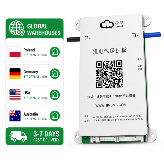 Jikong  Battery Management System (BMS) 8S16S 20S Metal Core PCB Board 60A ChargingDischarging for APP LiFePO4 JKBMSJK-BD6A24S6P