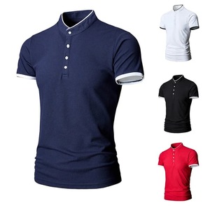 Nuevo POLO informal de negocios para hombre, Camiseta cómoda suave y resistente a las arrugas de manga corta - Product Image 1