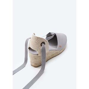 Sandali con zeppa Espadrille in tela Escala - Product Image 6