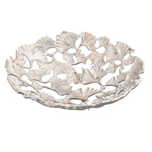 Bandeja de Servir de Aluminio Fundido de Alta Calidad con Acabado Plateado Único, Plato Decorativo para Frutos Secos - Product Image 5